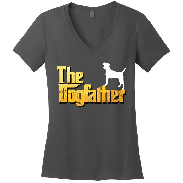 Jack Russell Terrier Shirts Jack Russell Terrier Women's V-Neck T-Shirt