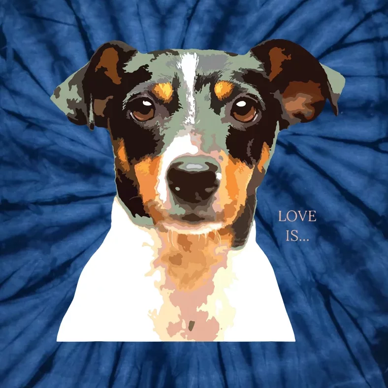 Jack Russell Terrier Shirts Mom Dad Women Men Kids Love Dog Tie-Dye T-Shirt