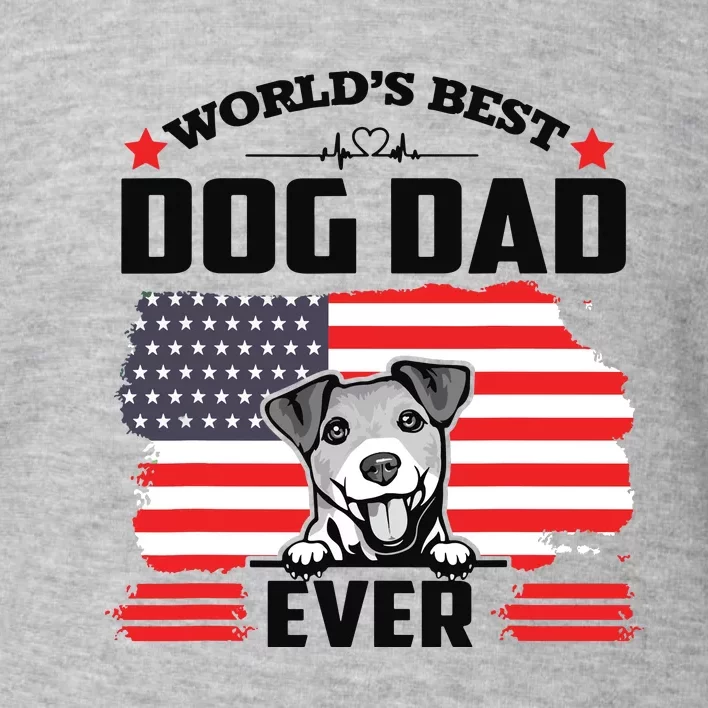 Jack Russell Terrier Worlds Best Dog Dad Ever Fathers Day Toddler Sweatshirt