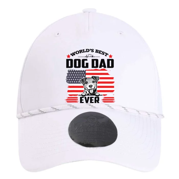 Jack Russell Terrier Worlds Best Dog Dad Ever Fathers Day Performance The Dyno Cap