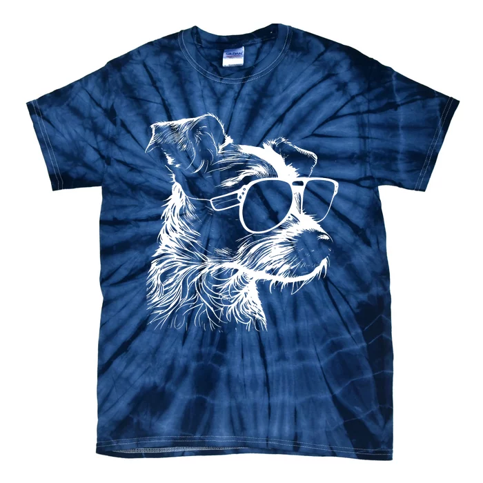 Jack Russell Terrier Walking Sunglasses Dogs Owner Tie-Dye T-Shirt