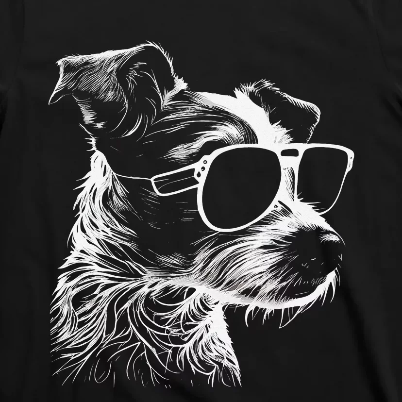 Jack Russell Terrier Walking Sunglasses Dogs Owner T-Shirt