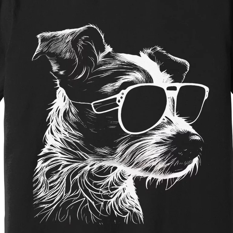 Jack Russell Terrier Walking Sunglasses Dogs Owner Premium T-Shirt