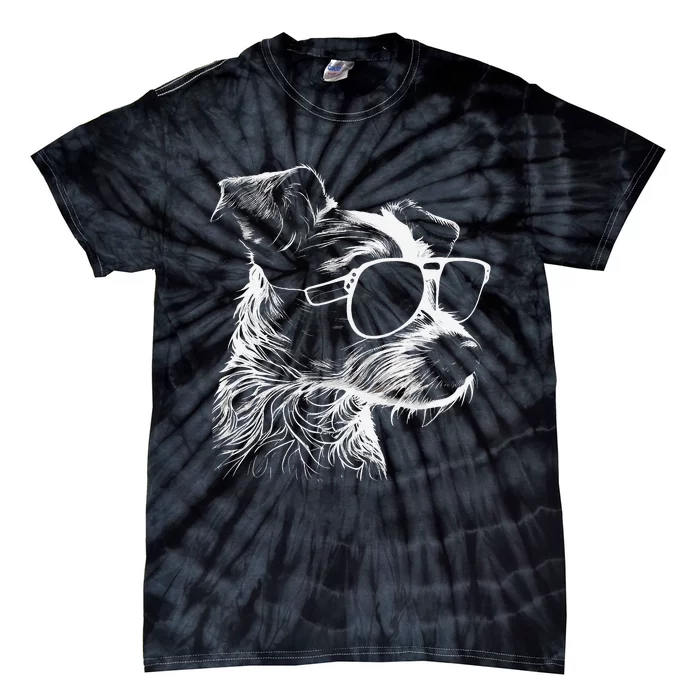 Jack Russell Terrier Walking Sunglasses Dogs Owner Tie-Dye T-Shirt