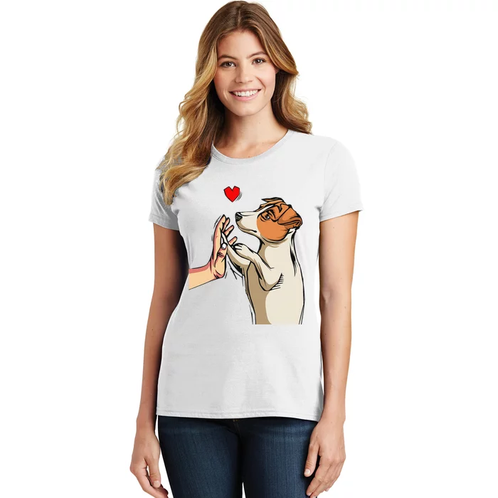 Jack Russell Terrier Love Dog Mom Funny Women's T-Shirt