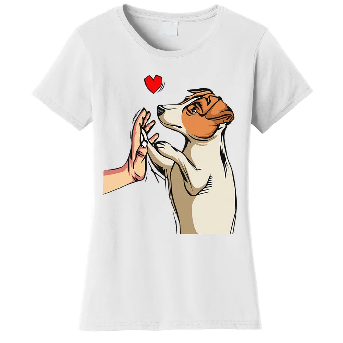 Jack Russell Terrier Love Dog Mom Funny Women's T-Shirt