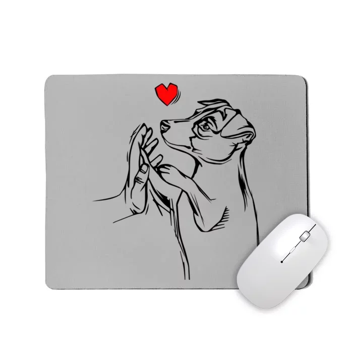 Jack Russell Terrier Love Cute Dog Mom Funny Gift Mousepad