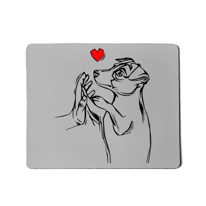 Jack Russell Terrier Love Cute Dog Mom Funny Gift Mousepad