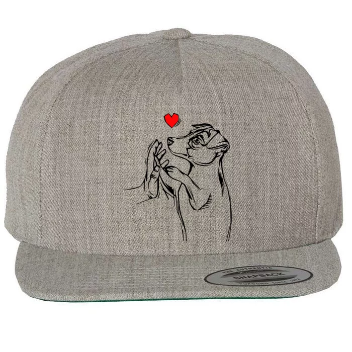 Jack Russell Terrier Love Cute Dog Mom Funny Gift Wool Snapback Cap