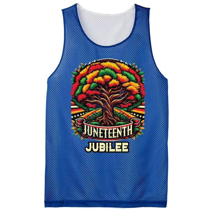 Junenth Root Tree 1865 Black History Vintage Retro Cool Gift Mesh Reversible Basketball Jersey Tank