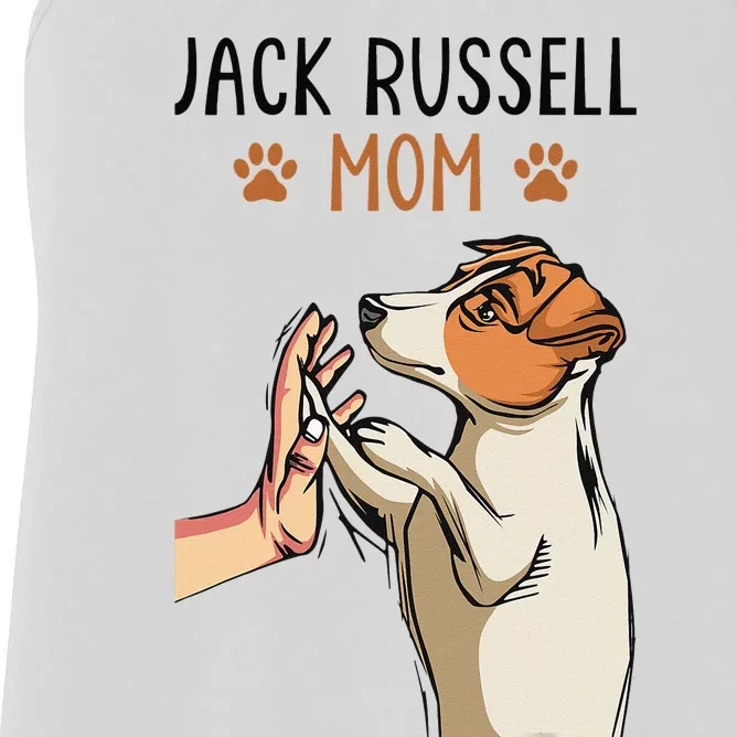 Jack Russell Terrier Mom Cute Dog Mama Women's Racerback Tank