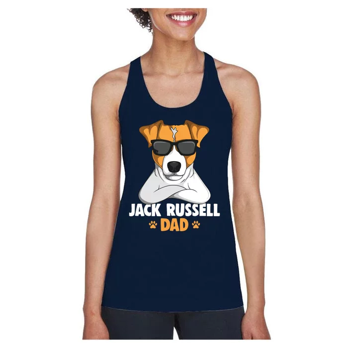 Jack Russell Terrier Dad Dog Women's Racerback Tank