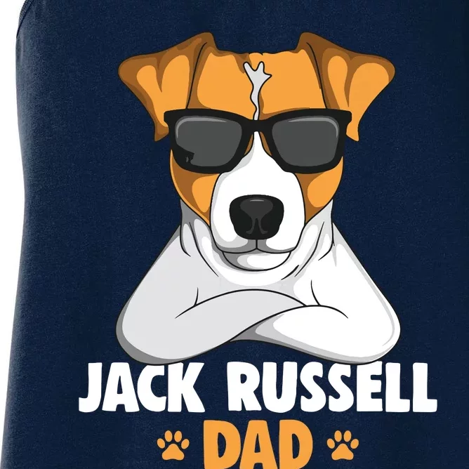 Jack Russell Terrier Dad Dog Women's Racerback Tank