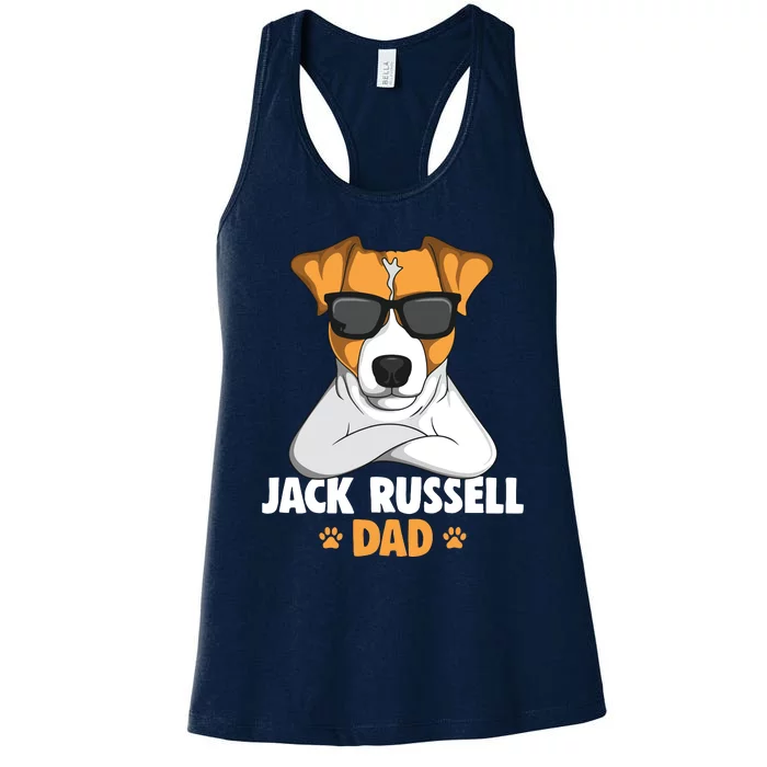 Jack Russell Terrier Dad Dog Women's Racerback Tank