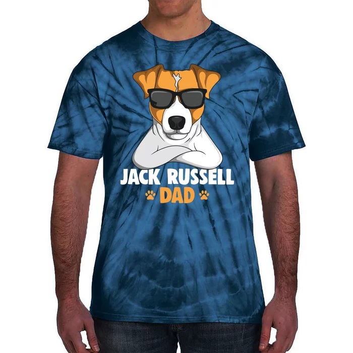 Jack Russell Terrier Dad Dog Tie-Dye T-Shirt