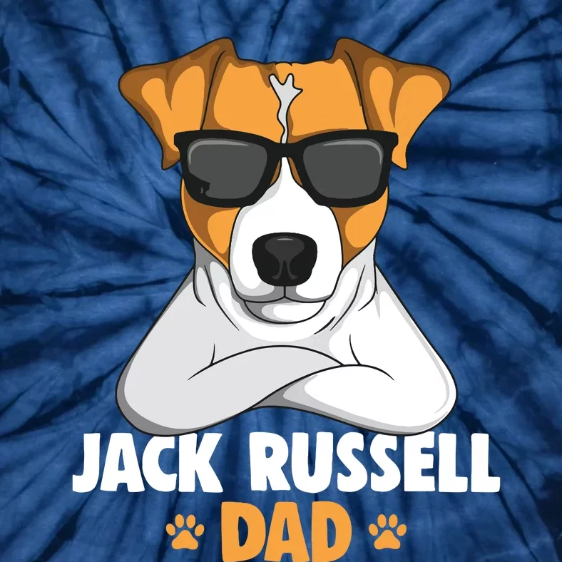 Jack Russell Terrier Dad Dog Tie-Dye T-Shirt