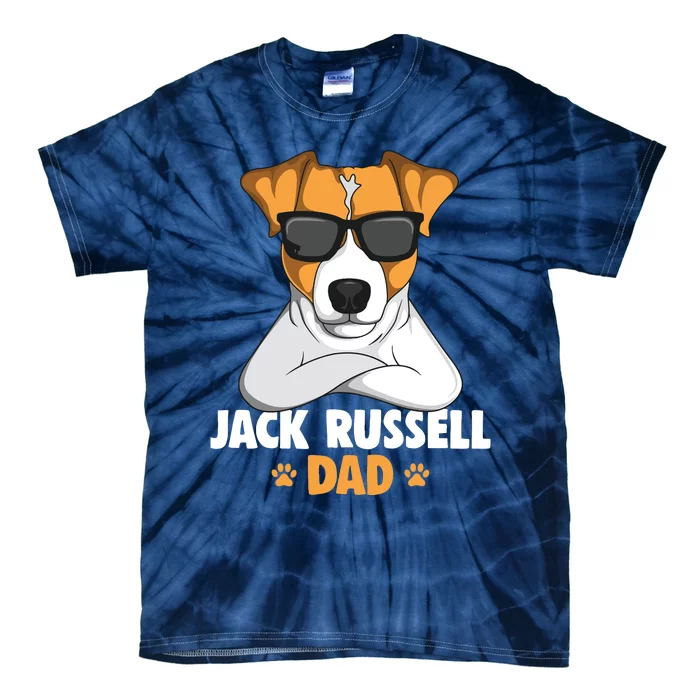 Jack Russell Terrier Dad Dog Tie-Dye T-Shirt