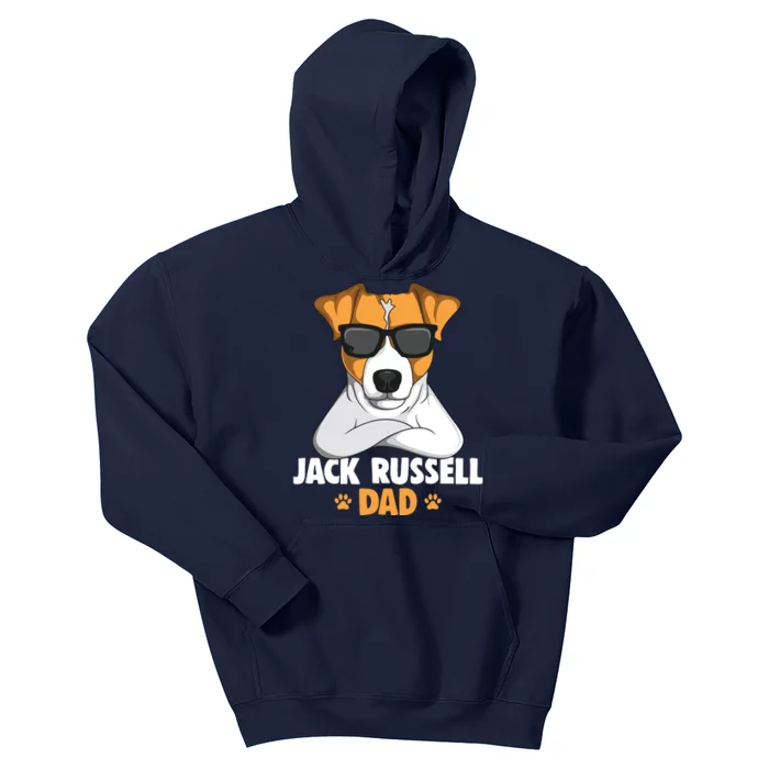 Jack Russell Terrier Dad Dog Kids Hoodie