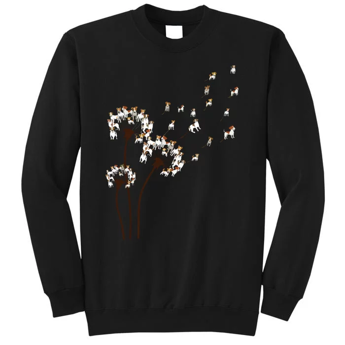 Jack Russell Terrier Dandelion Dog Lovers Sweatshirt