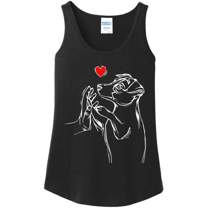 Jack Russell Terrier Love Cute Dog Mom Funny Ladies Essential Tank