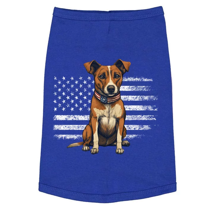 Jack Russell Terrier Dad Mom Dog Lover Usa Flag 4th Of July Cool Gift Doggie Tank