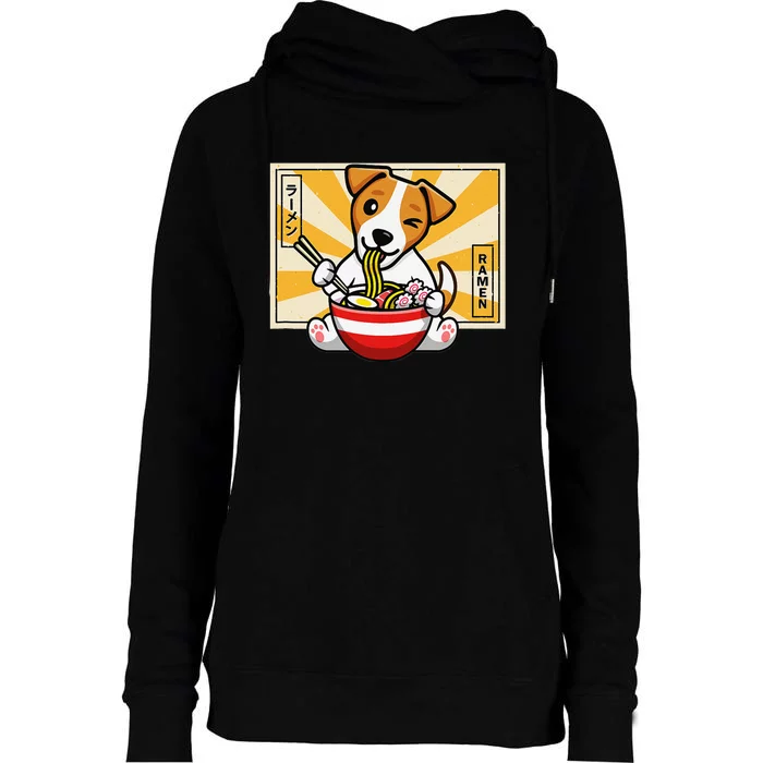 Jack Russell Terrier Love Cute Dog Mom Funny Womens Funnel Neck Pullover Hood