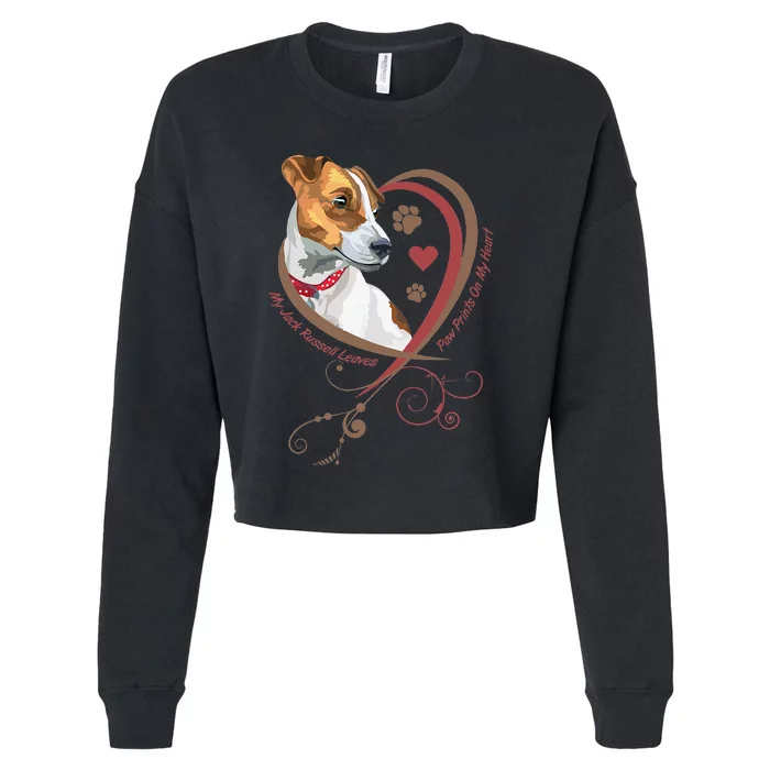 Jack Russell Terrier Parson Russell Terrier Dog Cropped Pullover Crew