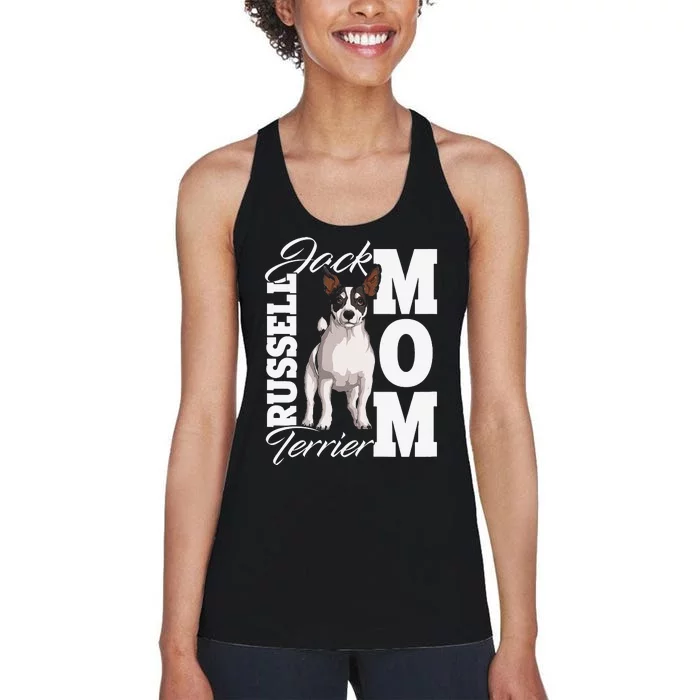 Jack Russell Terrier Mom Dog Owner Women's Racerback Tank