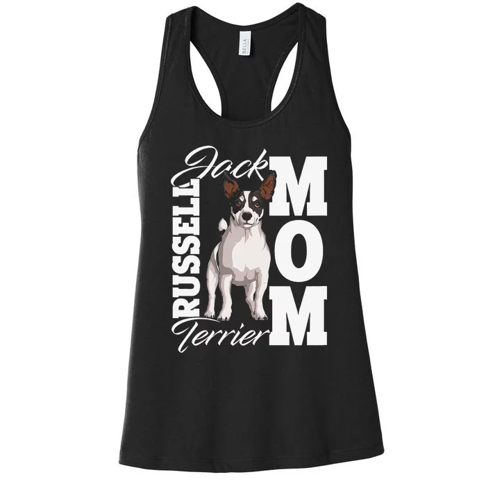 Jack Russell Terrier Mom Dog Owner Women's Racerback Tank