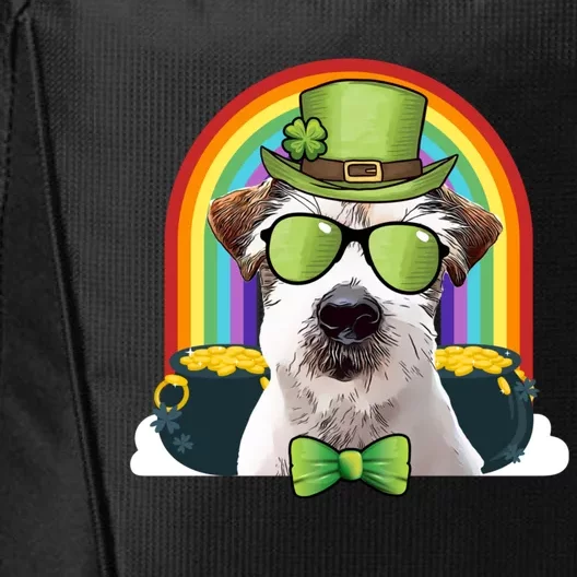 Jack Russell Terrier Dog Leprechaun Funny St Patricks Day Gift City Backpack