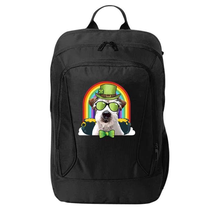 Jack Russell Terrier Dog Leprechaun Funny St Patricks Day Gift City Backpack