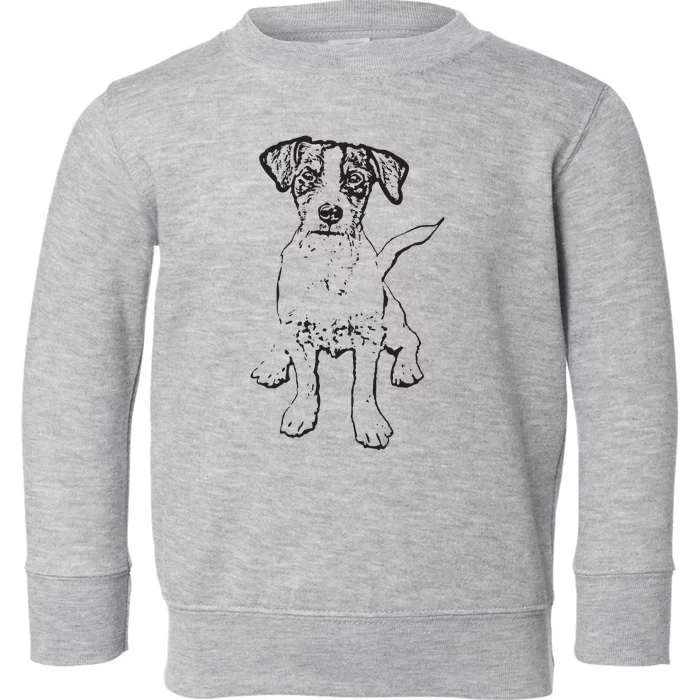 Jack Russell Terrier Gift For Dog Mom Dad Toddler Sweatshirt