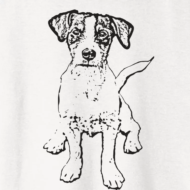 Jack Russell Terrier Gift For Dog Mom Dad Women's Crop Top Tee