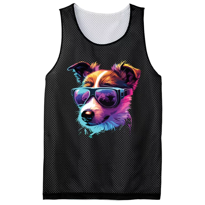 Jack Russell Terrier Dogs Jack Russell Terriers Mesh Reversible Basketball Jersey Tank