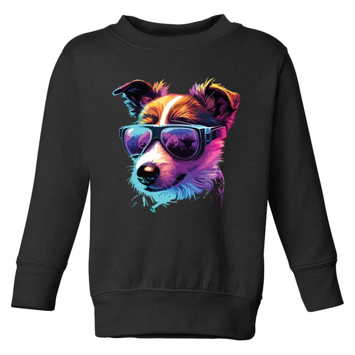 Jack Russell Terrier Dogs Jack Russell Terriers Toddler Sweatshirt