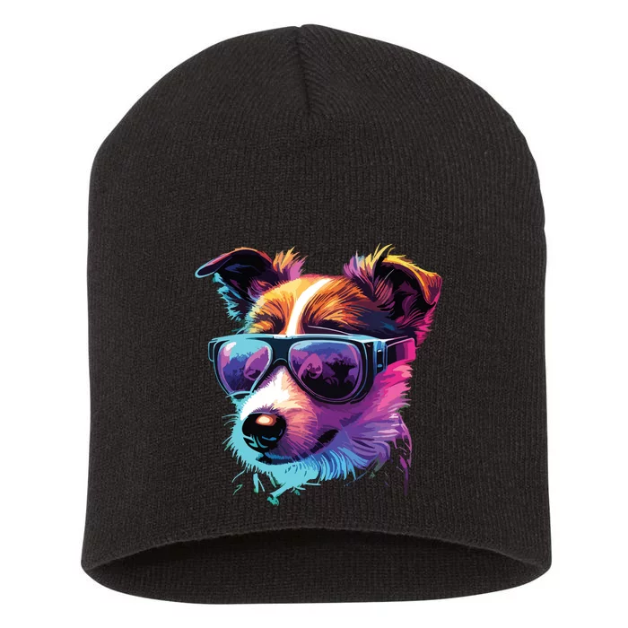 Jack Russell Terrier Dogs Jack Russell Terriers Short Acrylic Beanie