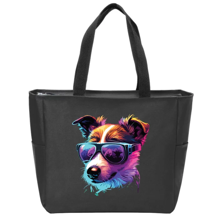 Jack Russell Terrier Dogs Jack Russell Terriers Zip Tote Bag