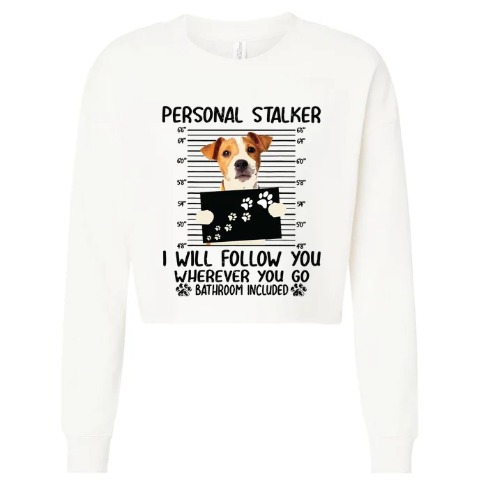 Jack Russell Terrier Gifts Jack Russell Dad Jack Russell Mom Cropped Pullover Crew