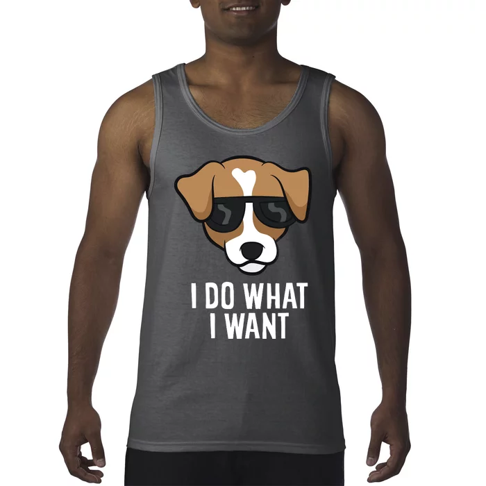 Jack Russell Terrier I Do What I Want Jack Russell Tank Top