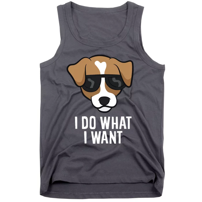 Jack Russell Terrier I Do What I Want Jack Russell Tank Top