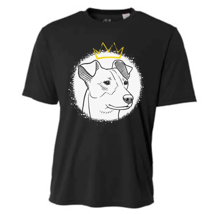 Jack Russell with Crown funny pet lovers gift Cooling Performance Crew T-Shirt