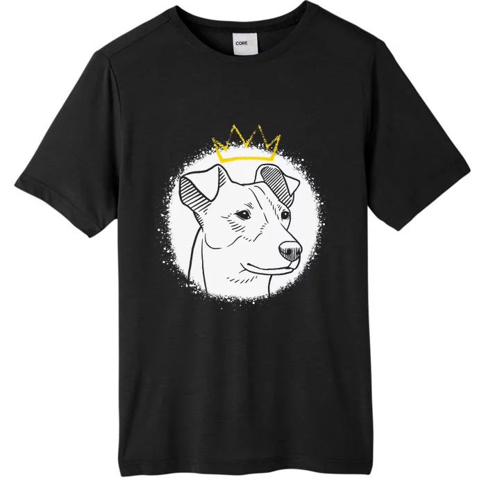 Jack Russell with Crown funny pet lovers gift ChromaSoft Performance T-Shirt