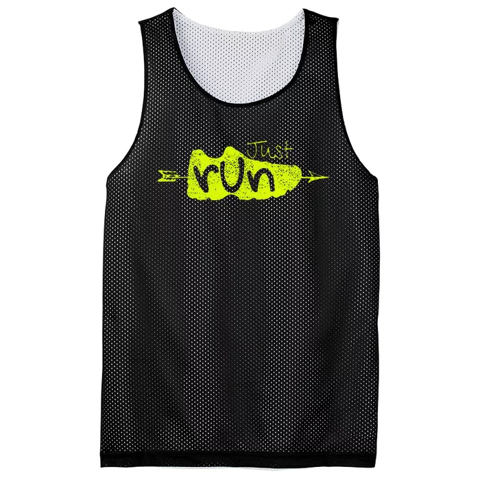 Just Run XC Runner Cross Country Runners Training Mesh Reversible Basketball Jersey Tank