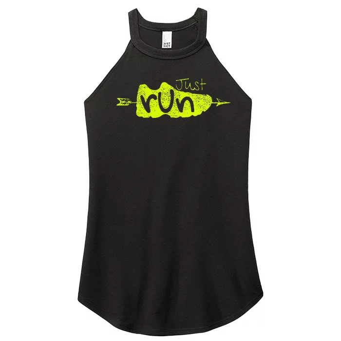 Just Run XC Runner Cross Country Runners Training Women’s Perfect Tri Rocker Tank