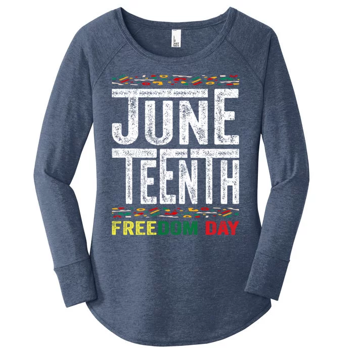 Juneteenth Since 1865 Black History Month Freedom Day Funny Gift Women's Perfect Tri Tunic Long Sleeve Shirt