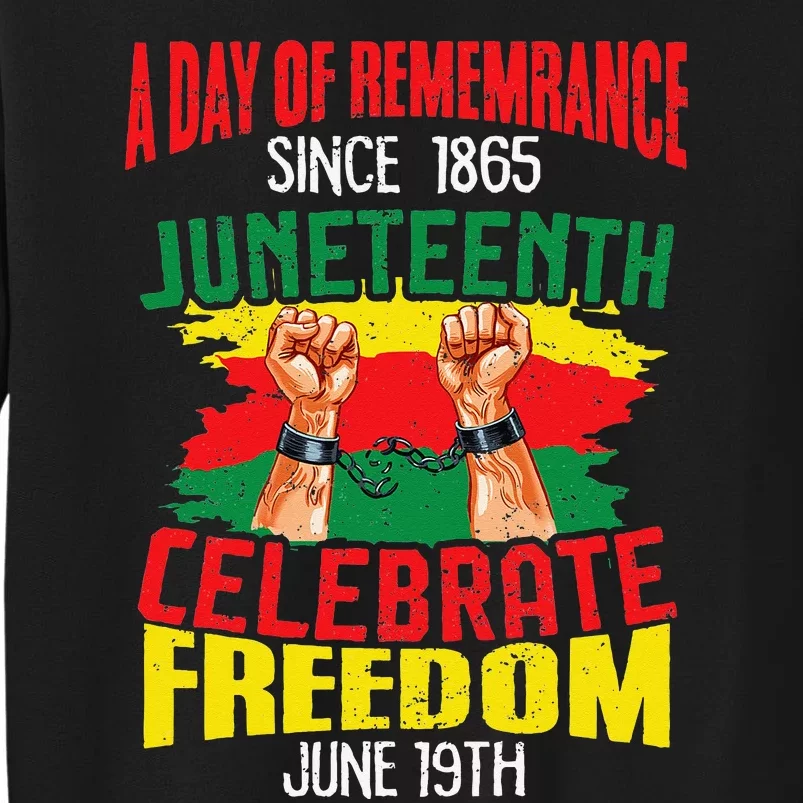 Juneteenth Since 1865 Celebrate Freedom Afican Sweatshirt