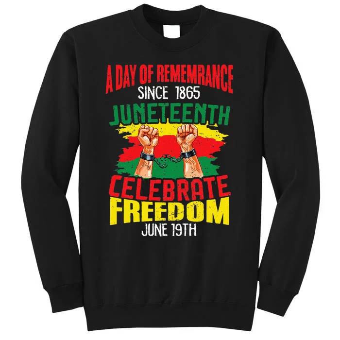 Juneteenth Since 1865 Celebrate Freedom Afican Sweatshirt