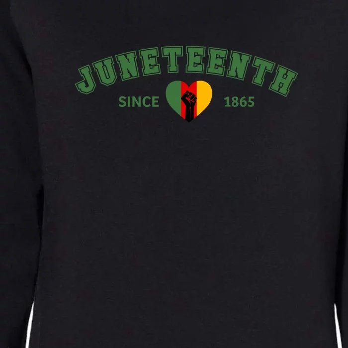 Juneteenth Since 1865 Afro America Gift For Juneteenth Day Womens California Wash Sweatshirt