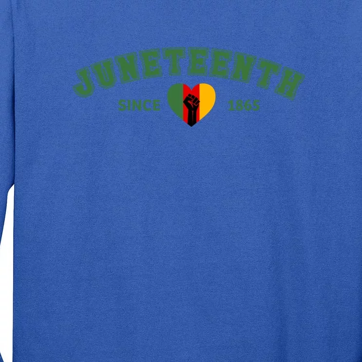 Juneteenth Since 1865 Afro America Gift For Juneteenth Day Tall Long Sleeve T-Shirt