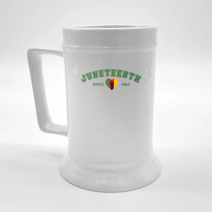 Juneteenth Since 1865 Afro America Gift For Juneteenth Day Front & Back Beer Stein